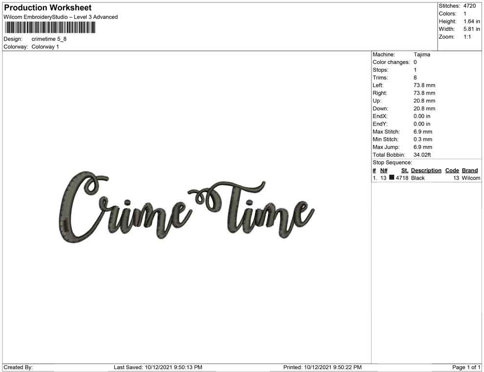 Crime time