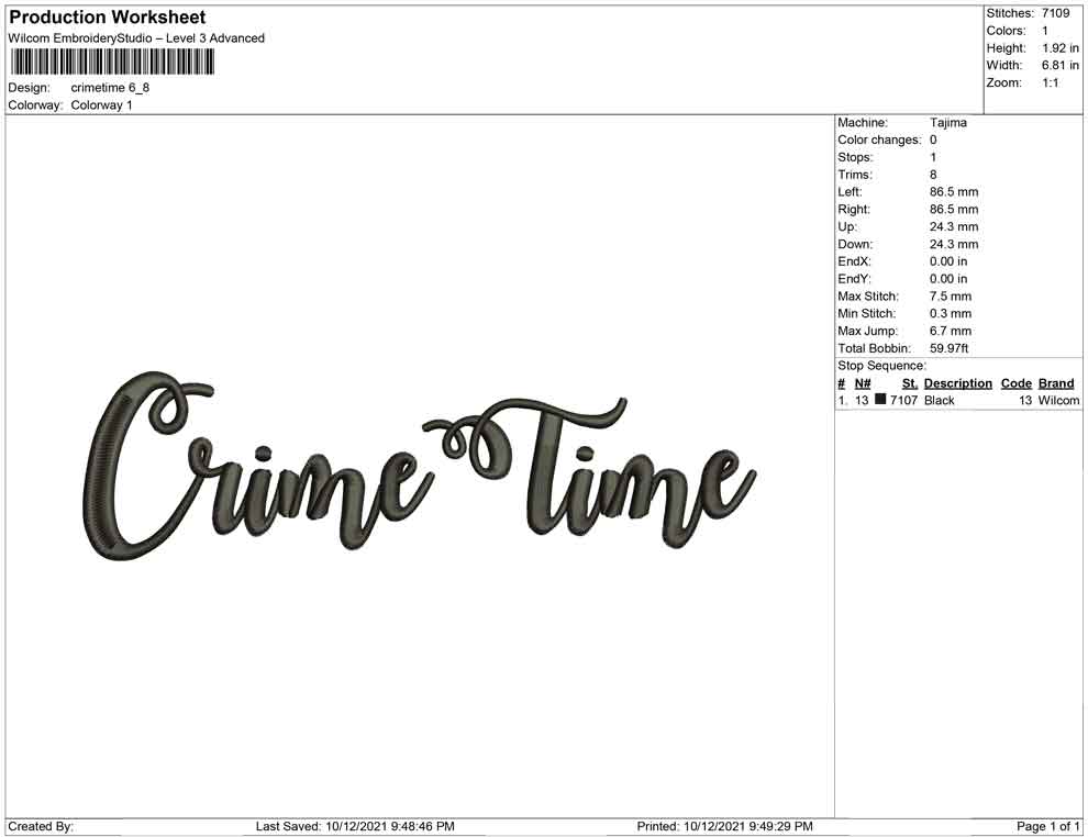 Crime time
