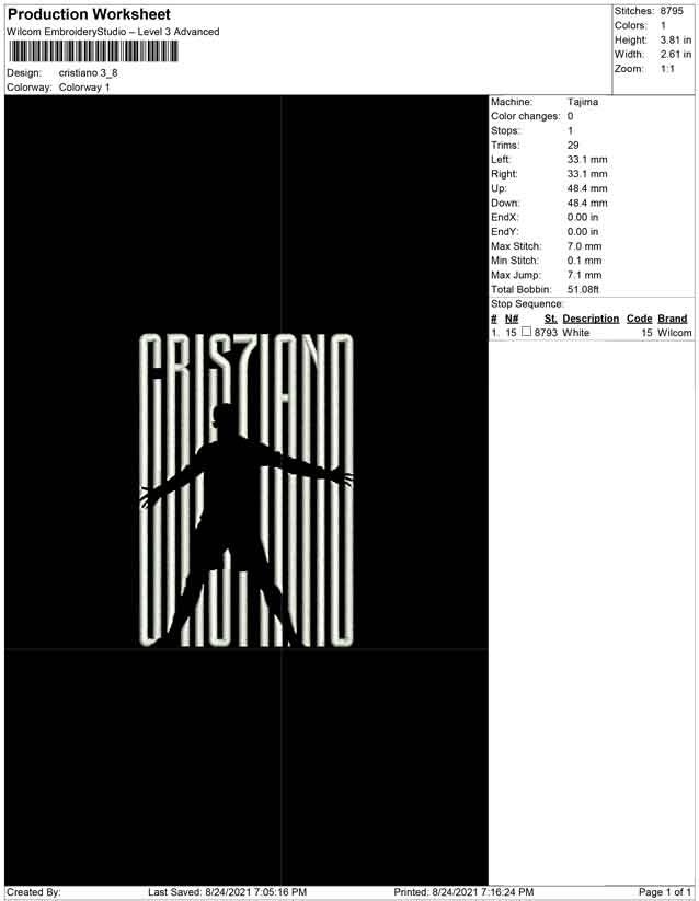 Cristiano typo