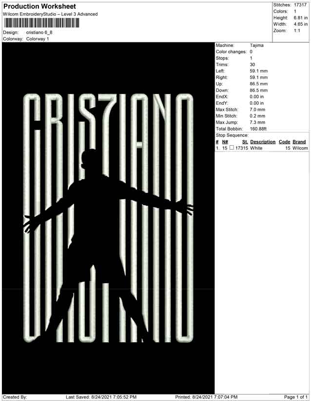 Cristiano typo