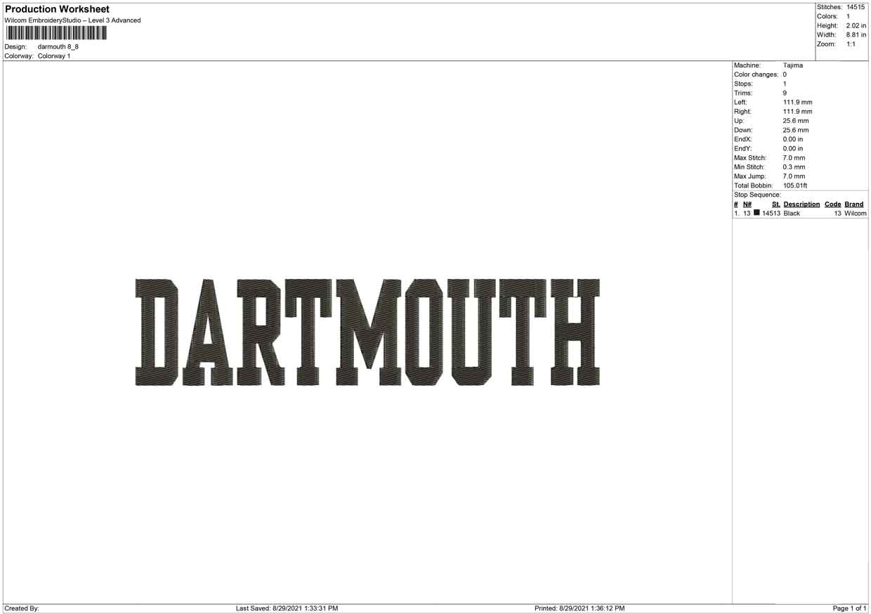 DARTMOUTH