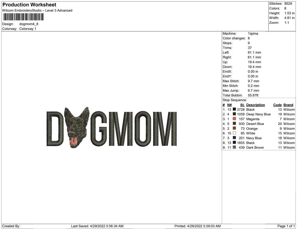 Dogmom black