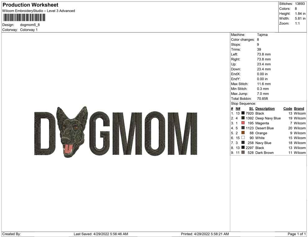 Dogmom black