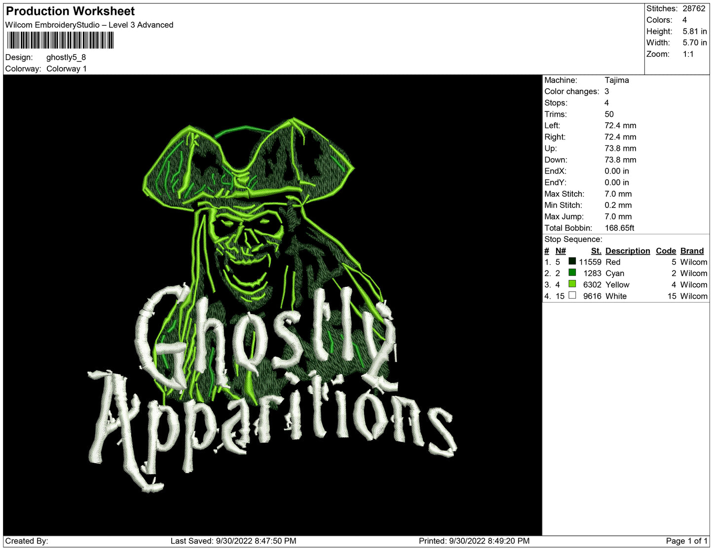 Ghostly Apparition