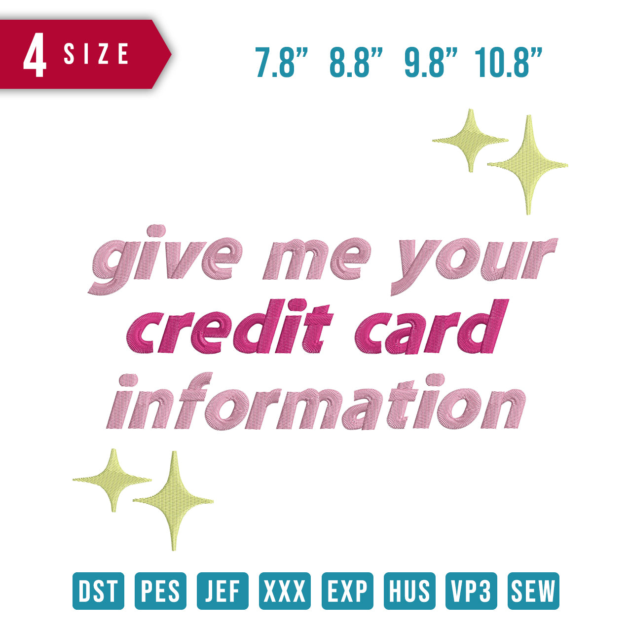 give me your credit card
