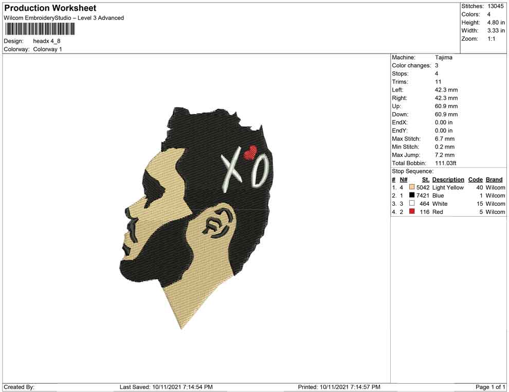 Head x love o