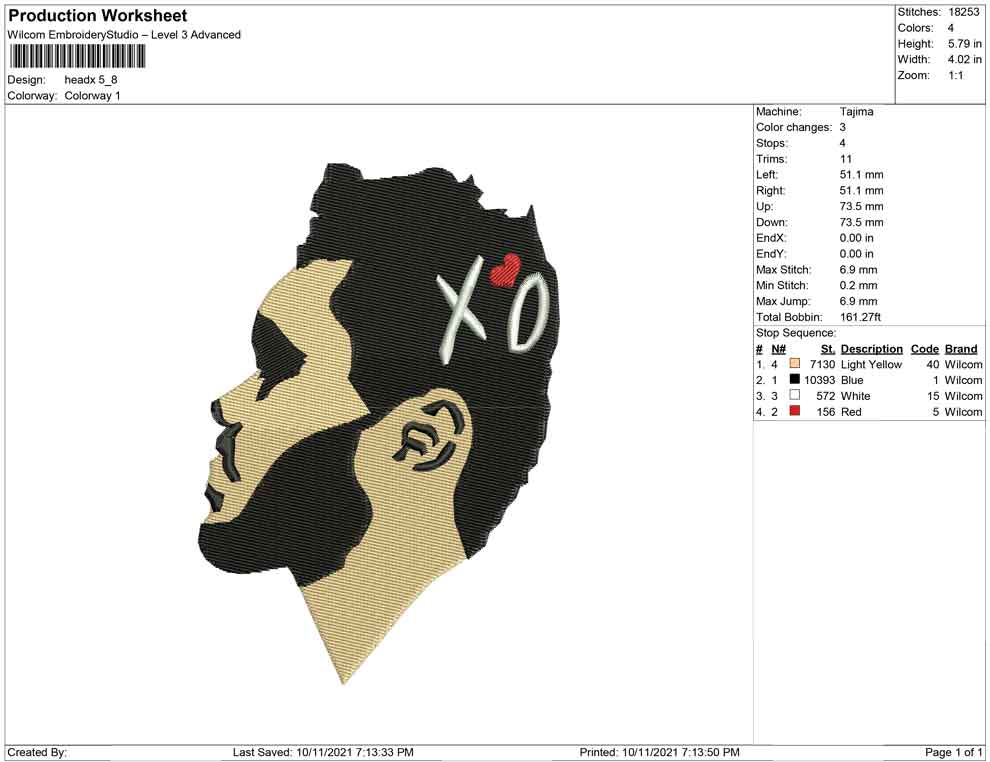 Head x love o
