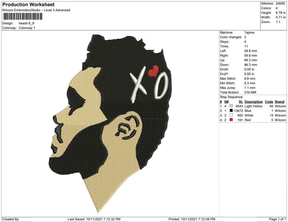 Head x love o