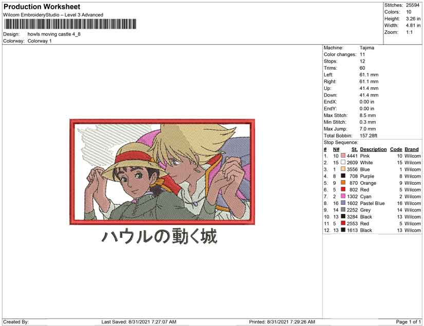 Ghibli howls moving castle