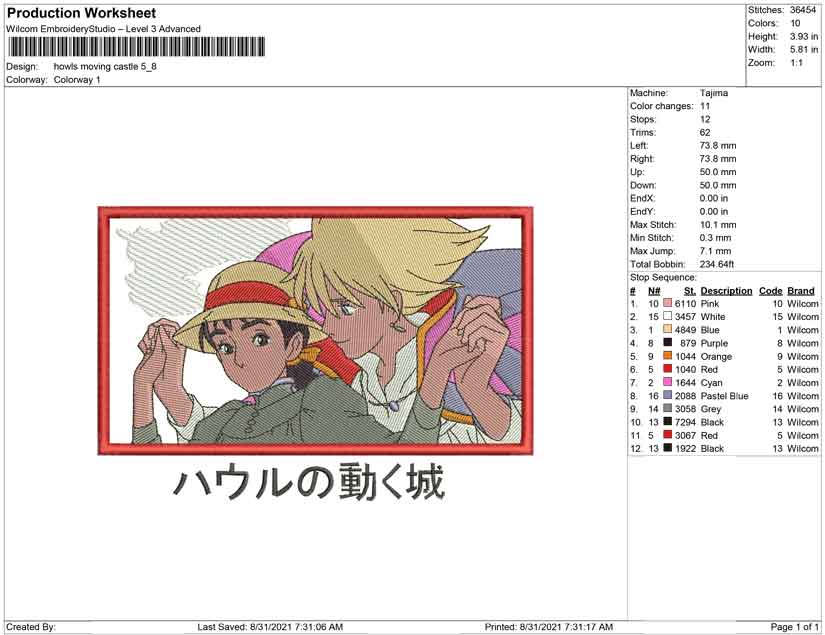 Ghibli howls moving castle