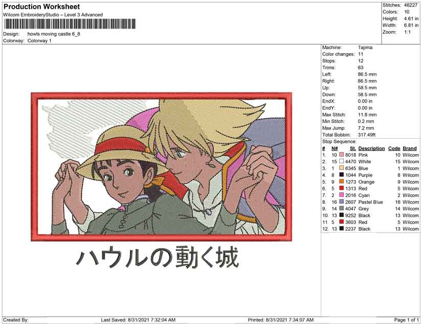 Ghibli howls moving castle