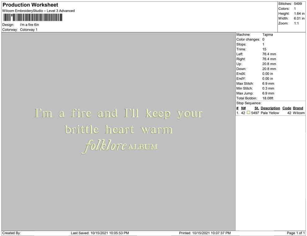 I'm a fire