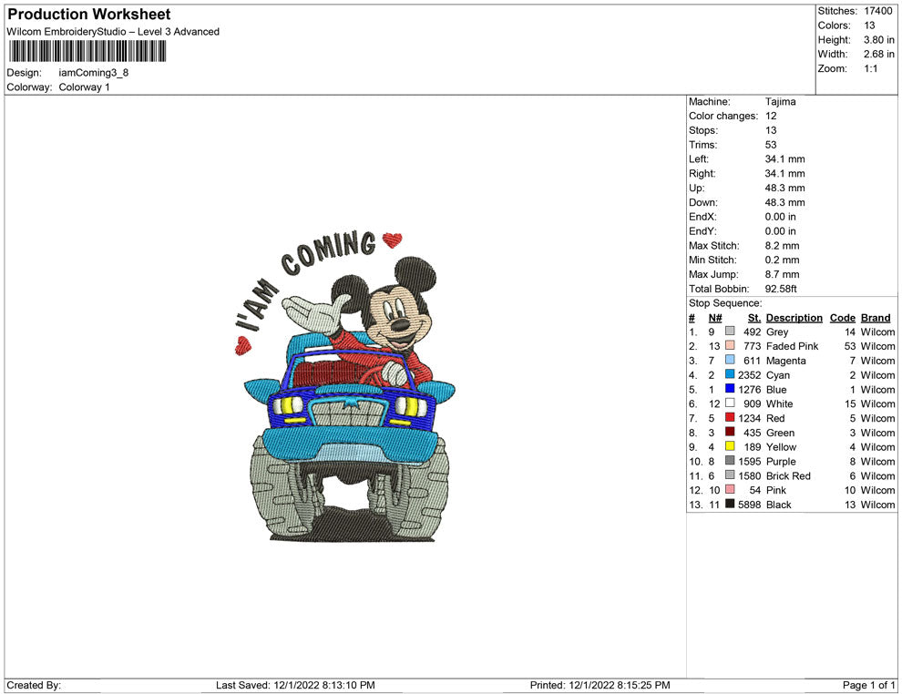 I'am coming Mickey