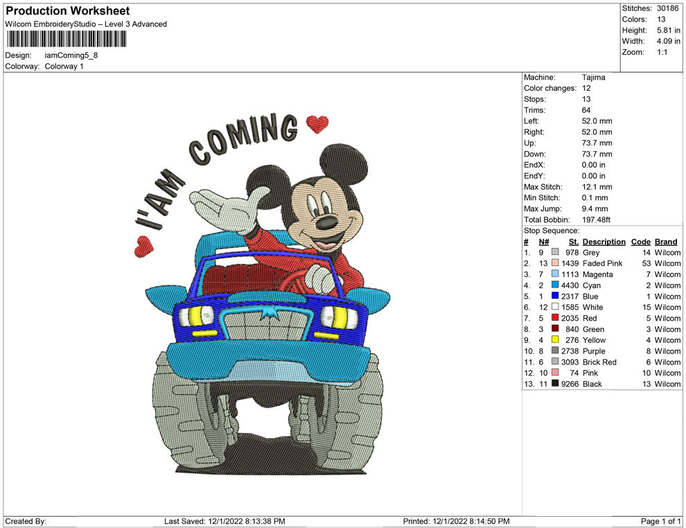 I'am coming Mickey