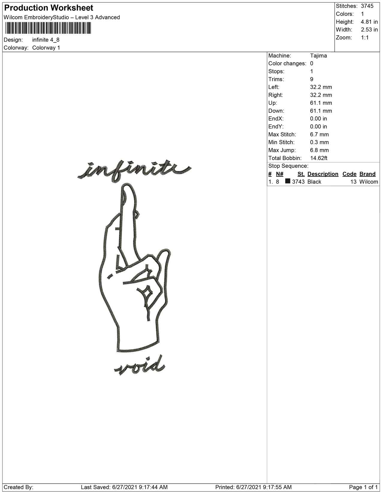 Infinite finger