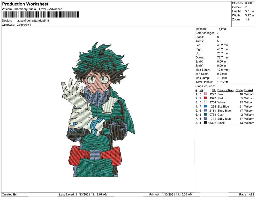Izuku midoria Stand up
