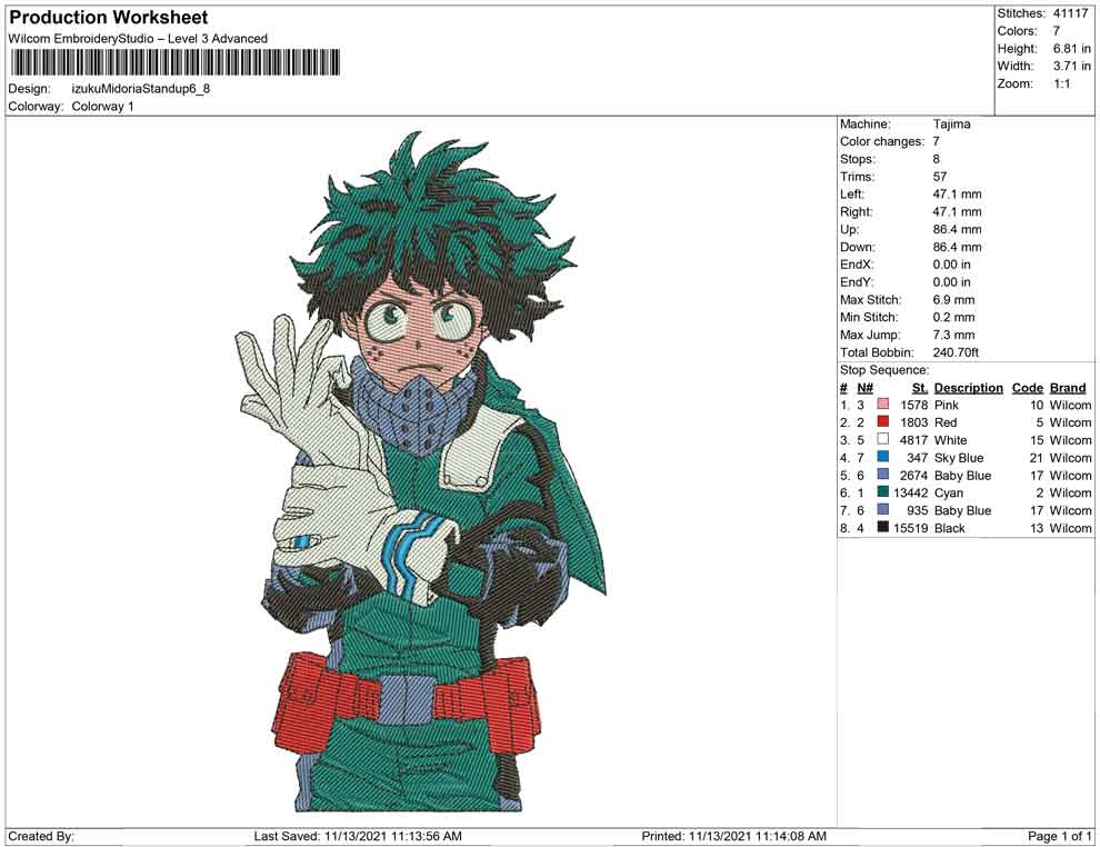 Izuku midoria Stand up