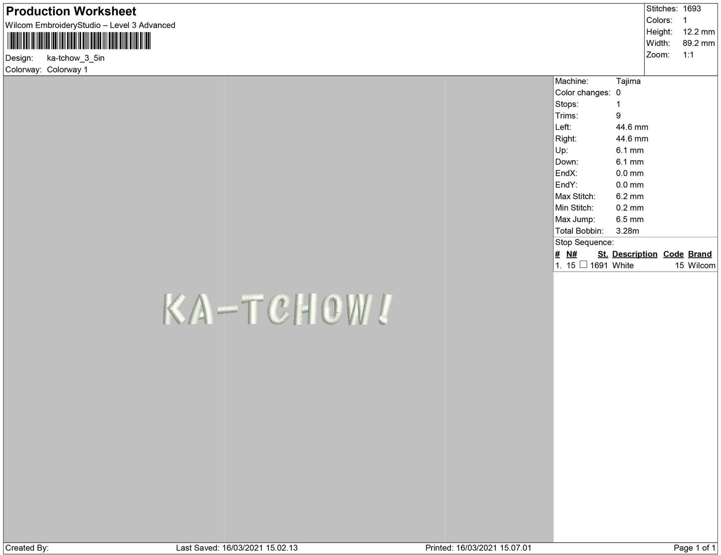 ka-tchou text