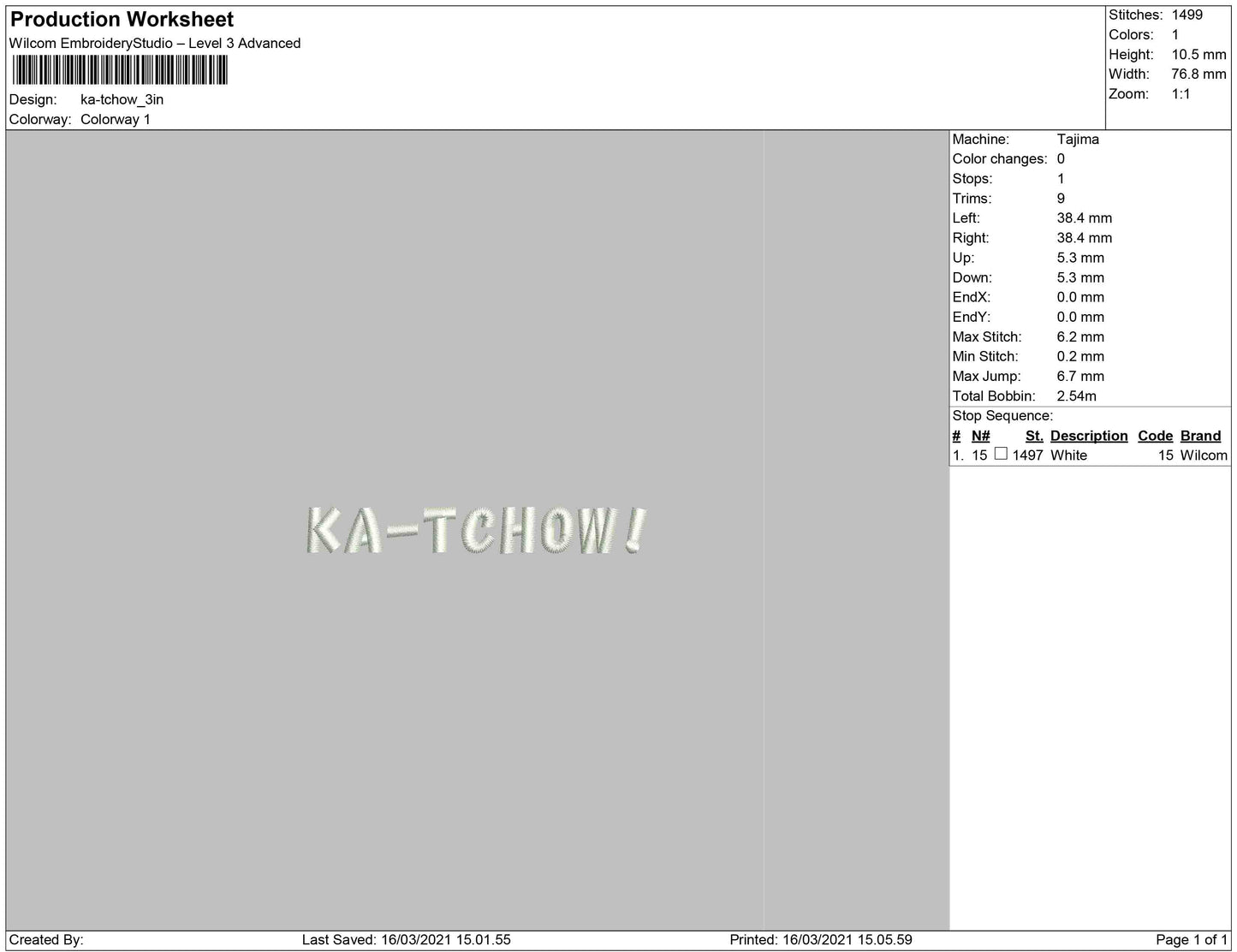 ka-tchou text