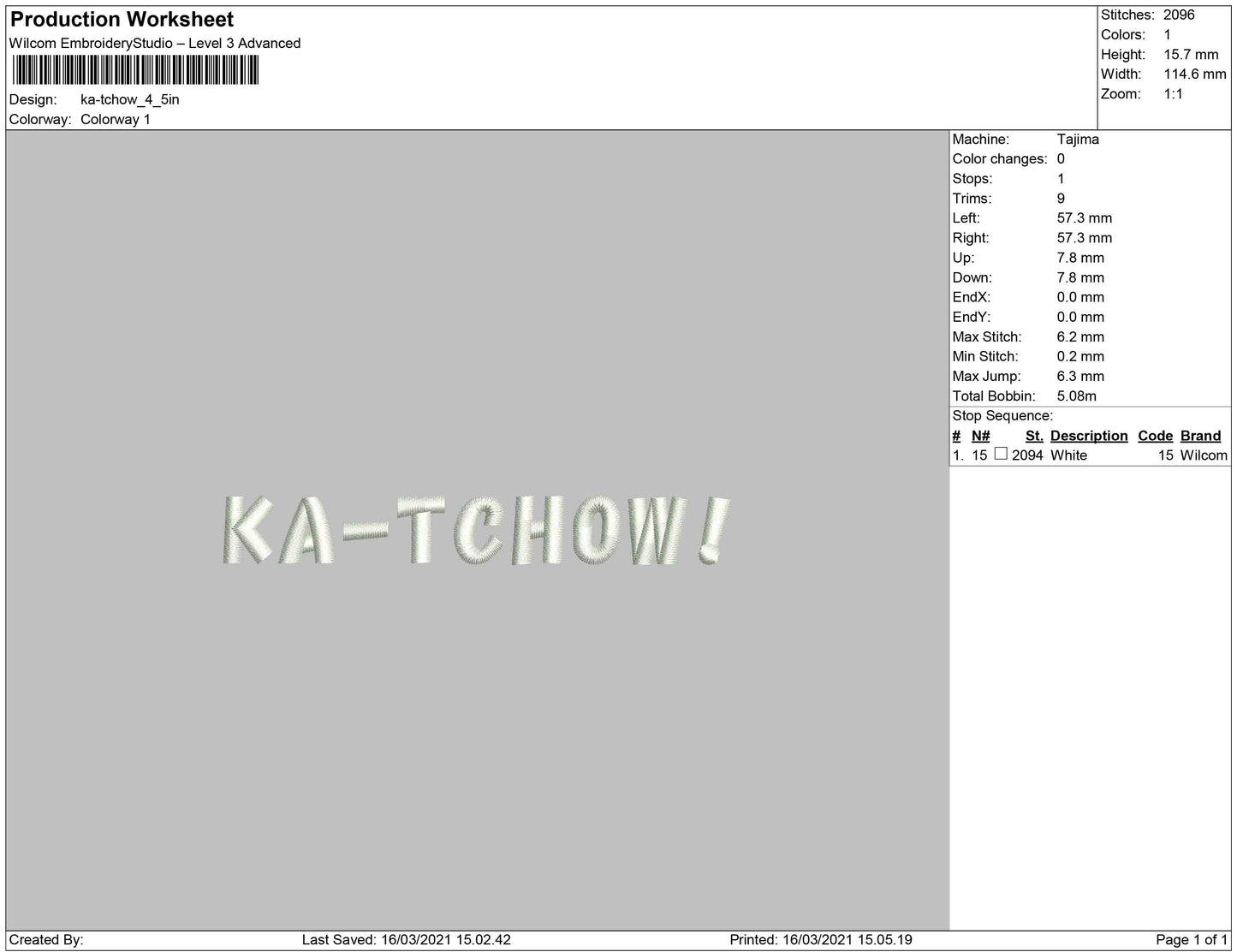 ka-tchou text