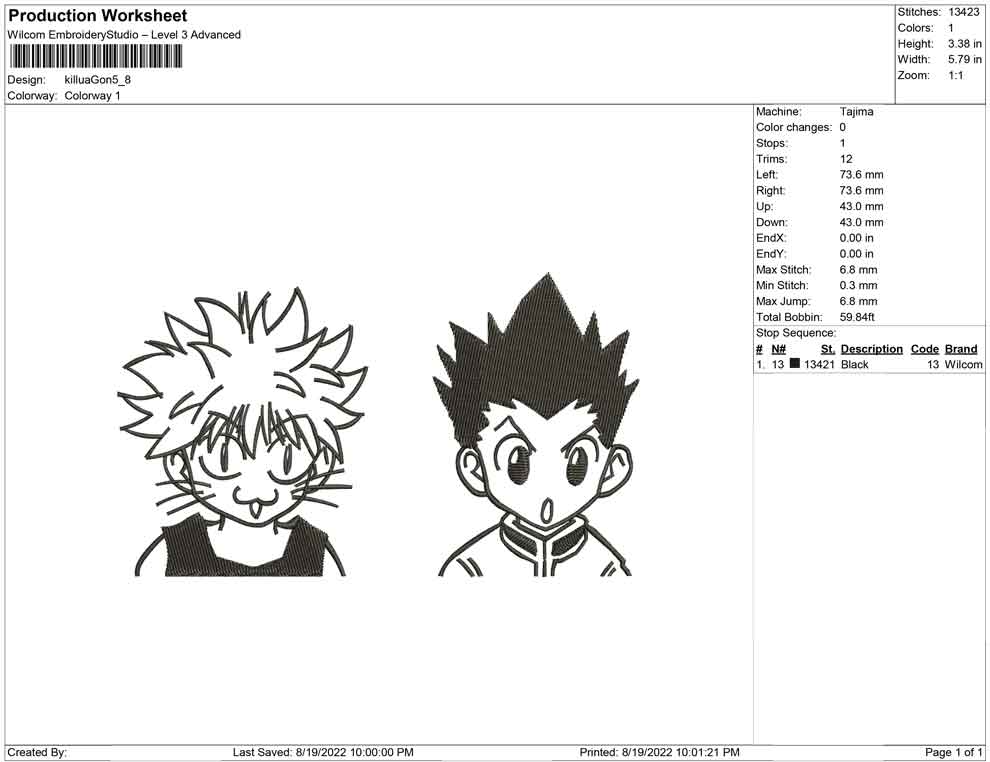 killua gon freeze lineart
