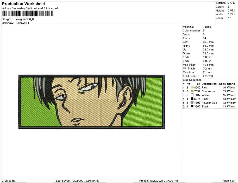 Levi Glance box