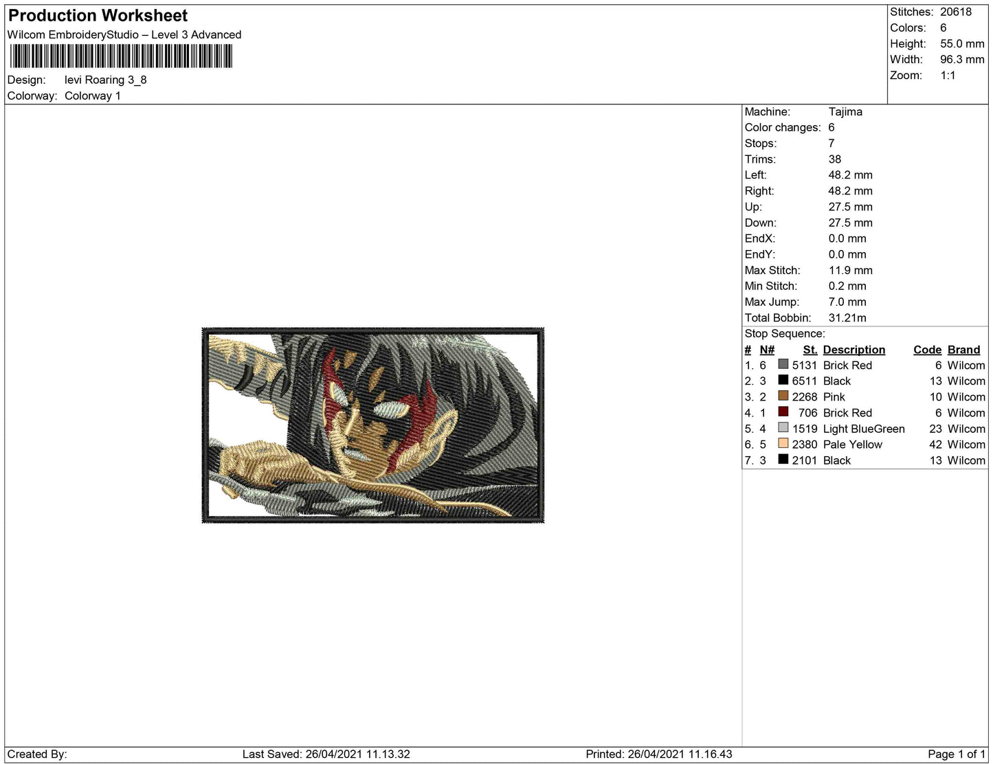 Levi Roaring rectangle