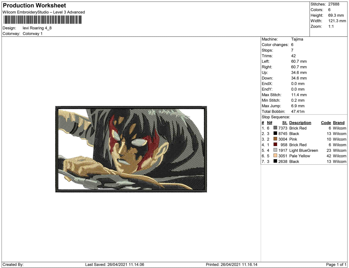 Levi Roaring rectangle