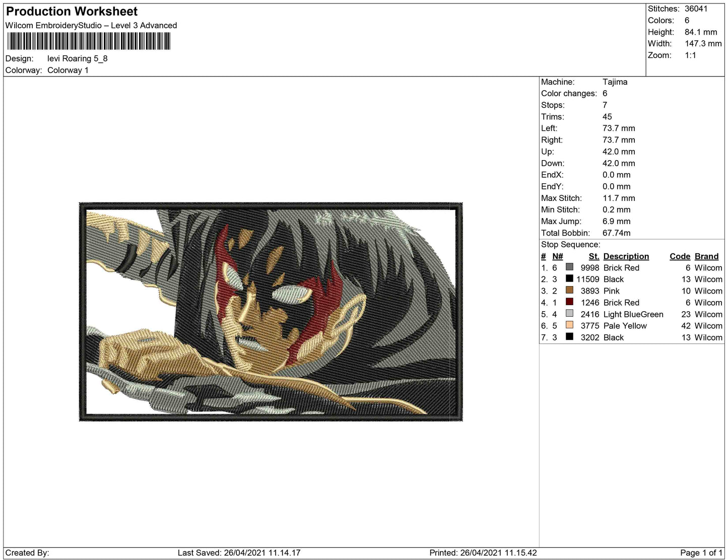 Levi Roaring rectangle