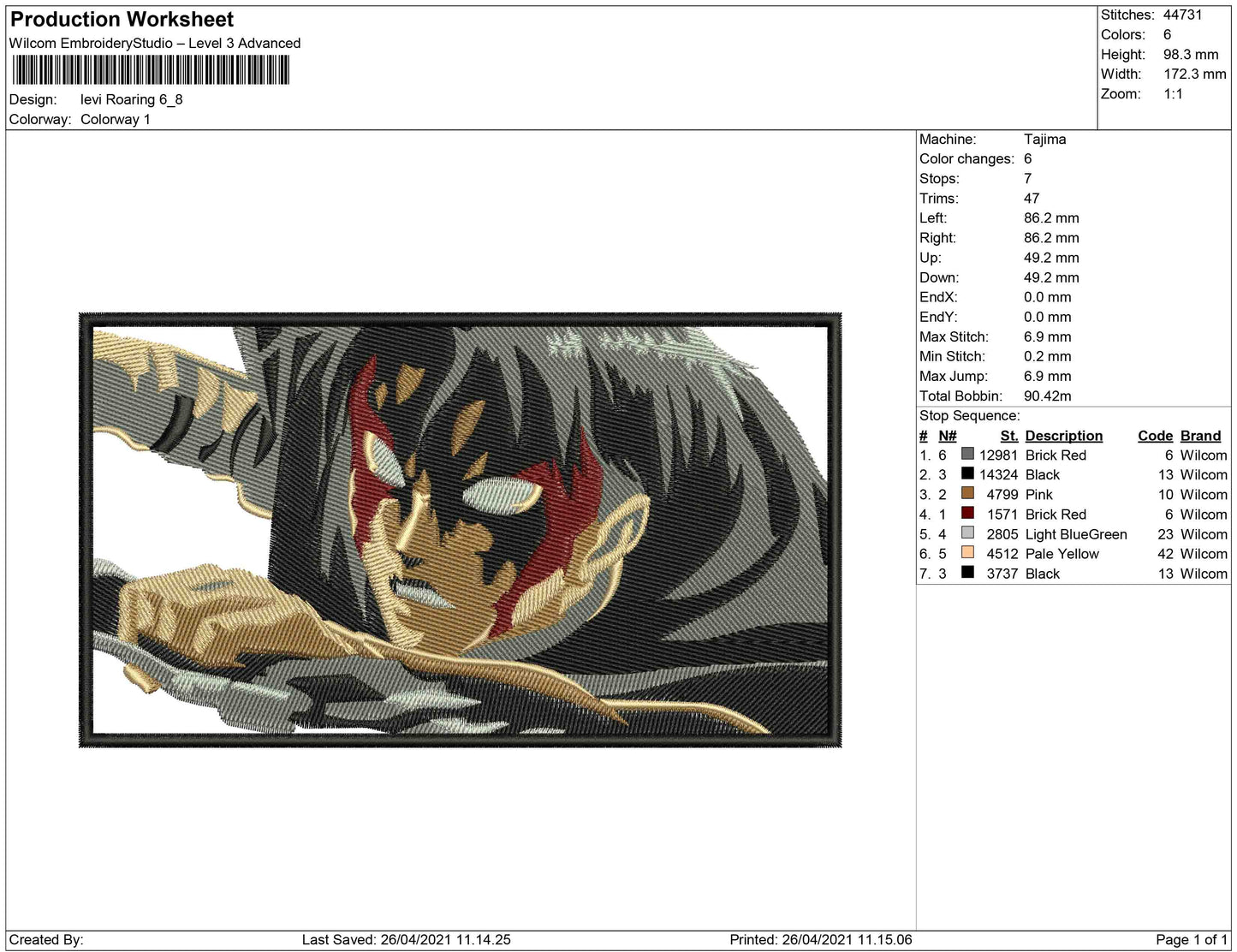 Levi Roaring rectangle