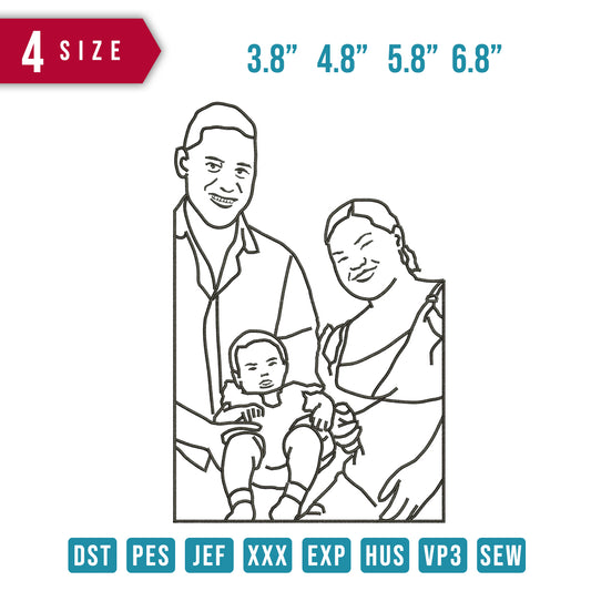 Line Art Family