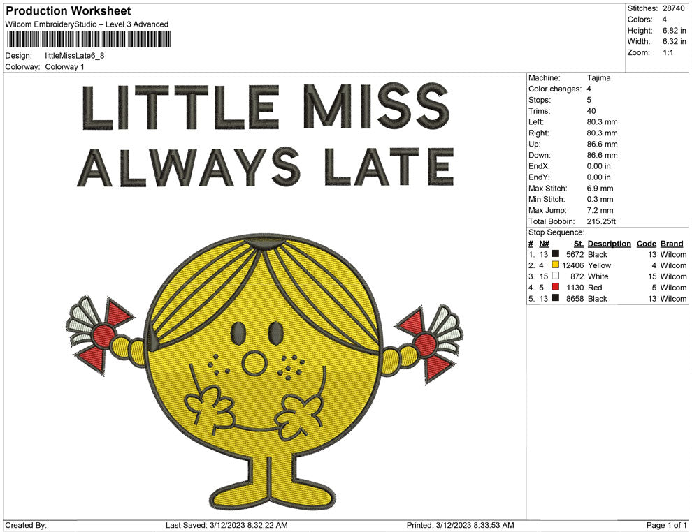 Little miss late
