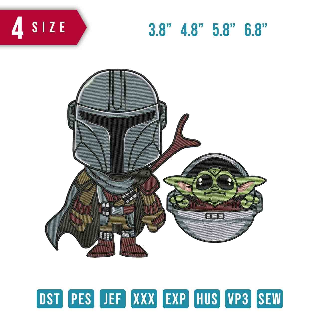Mandalorian and baby yoda