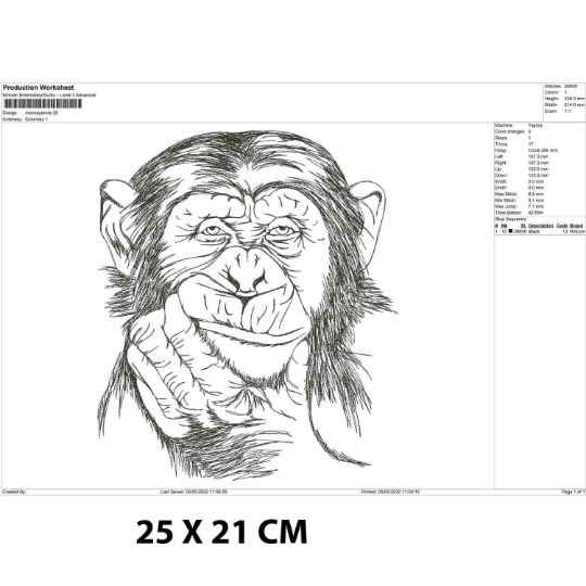 Monkey smile