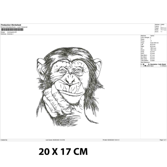 Monkey smile