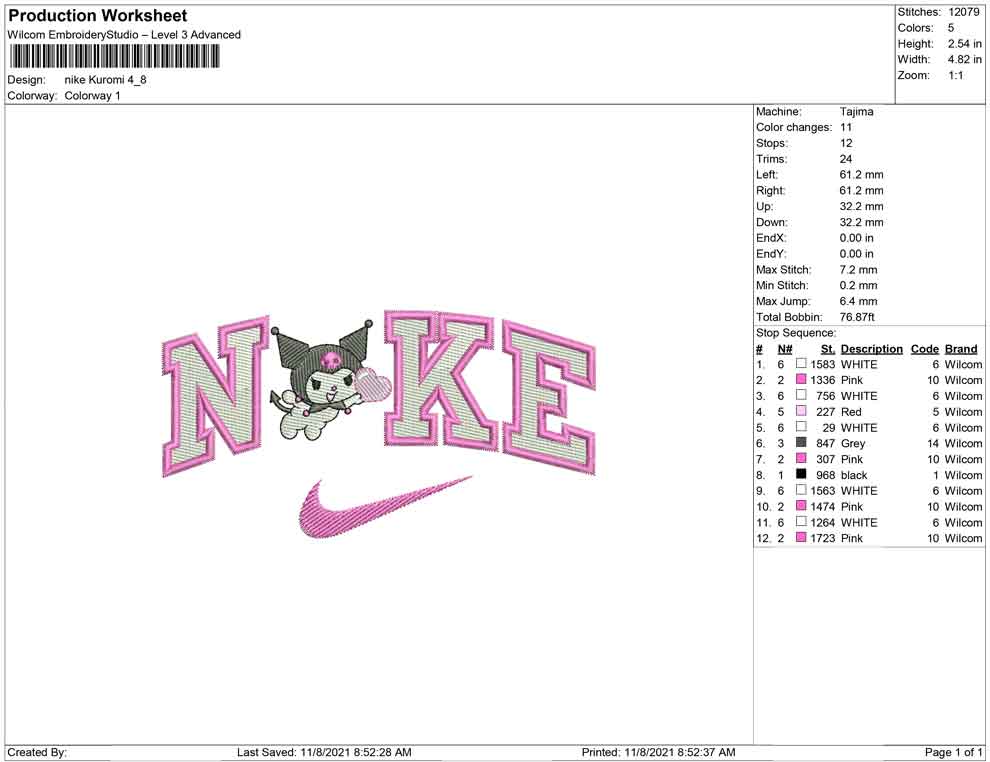 Nike Kuromi