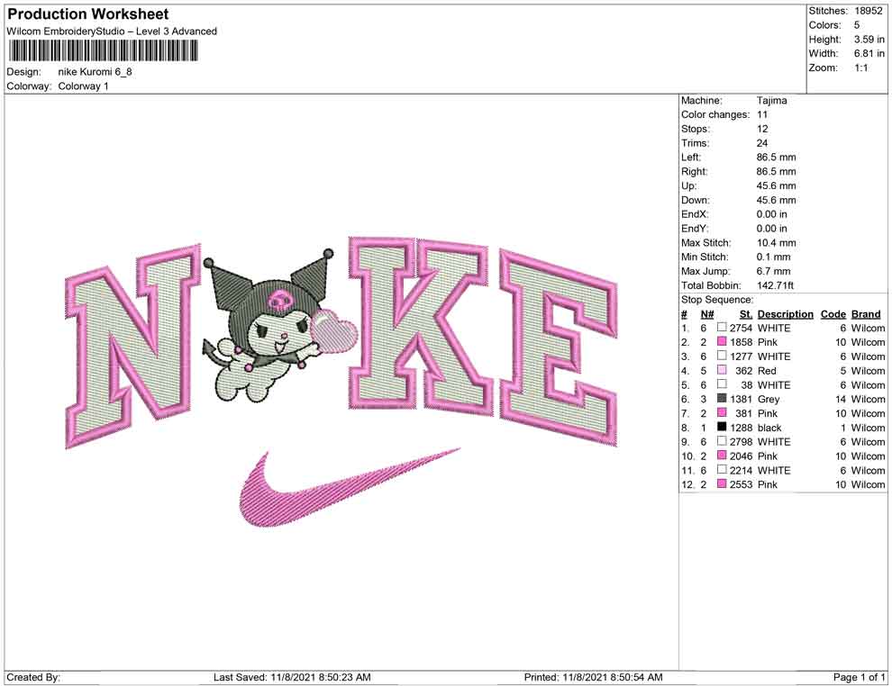 Nike Kuromi