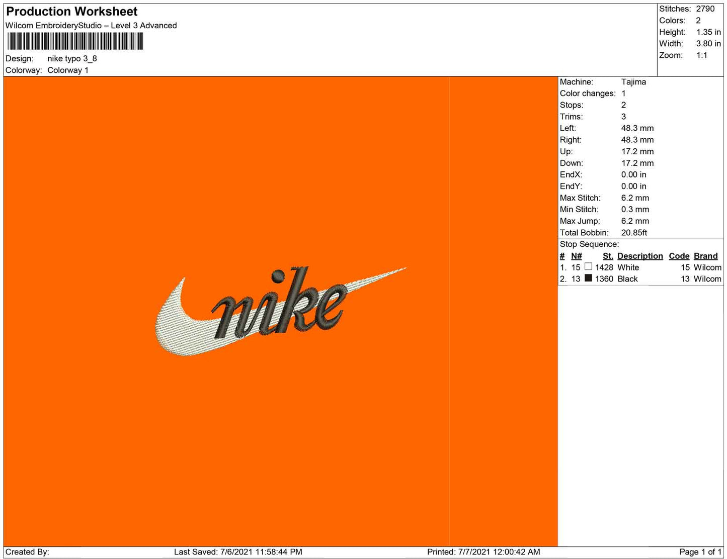 Nike typo
