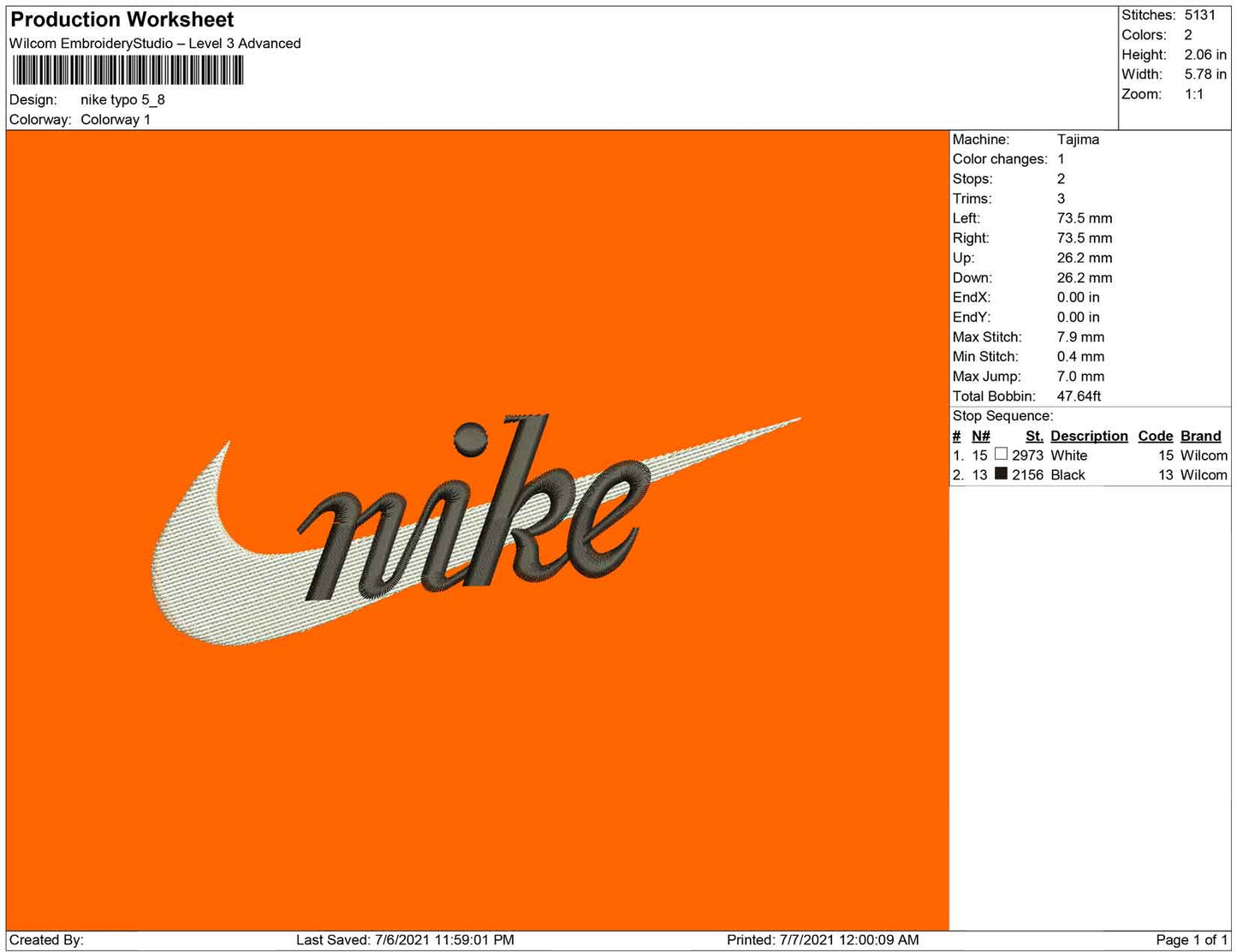 Nike typo