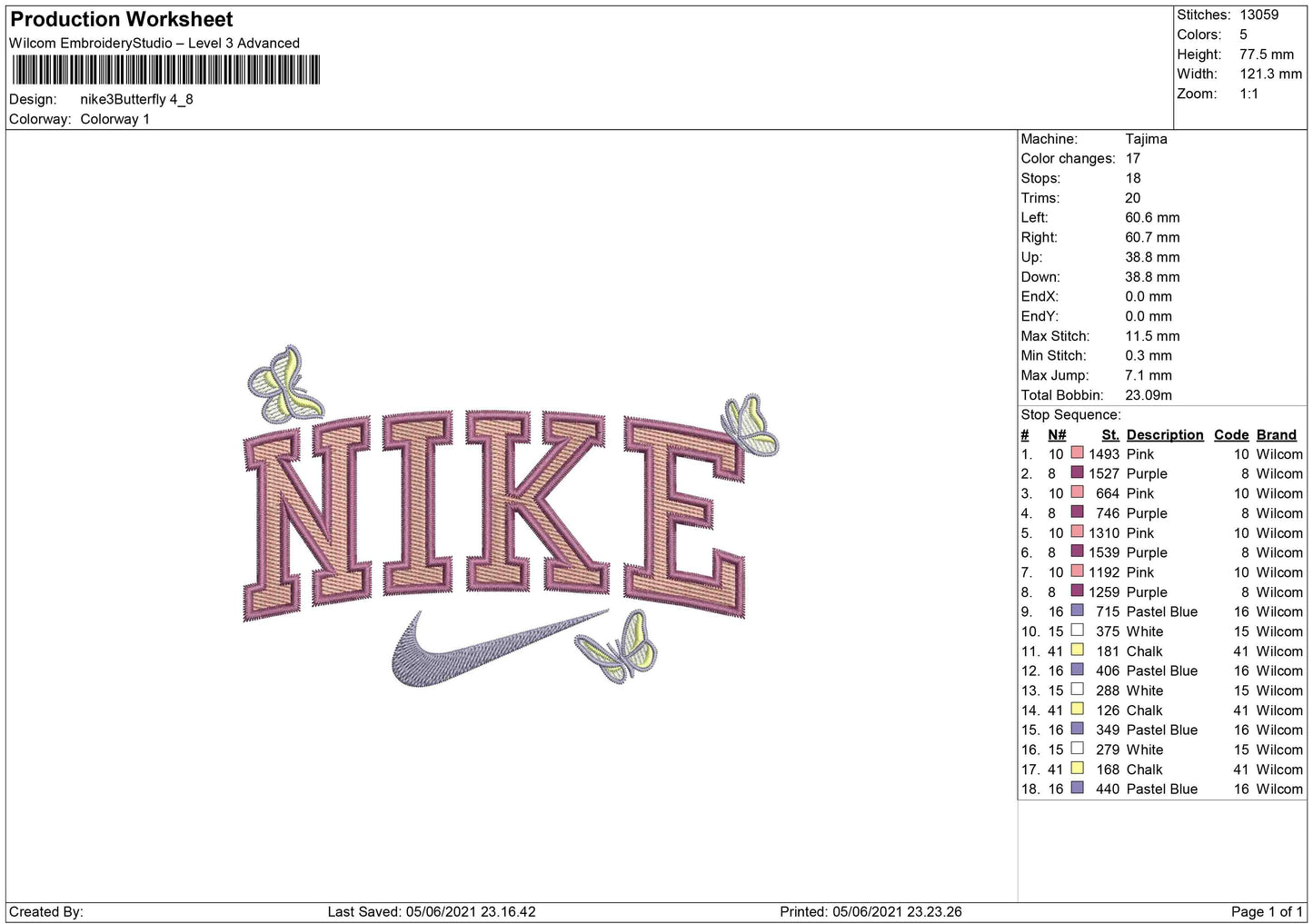 Nike Butterflies