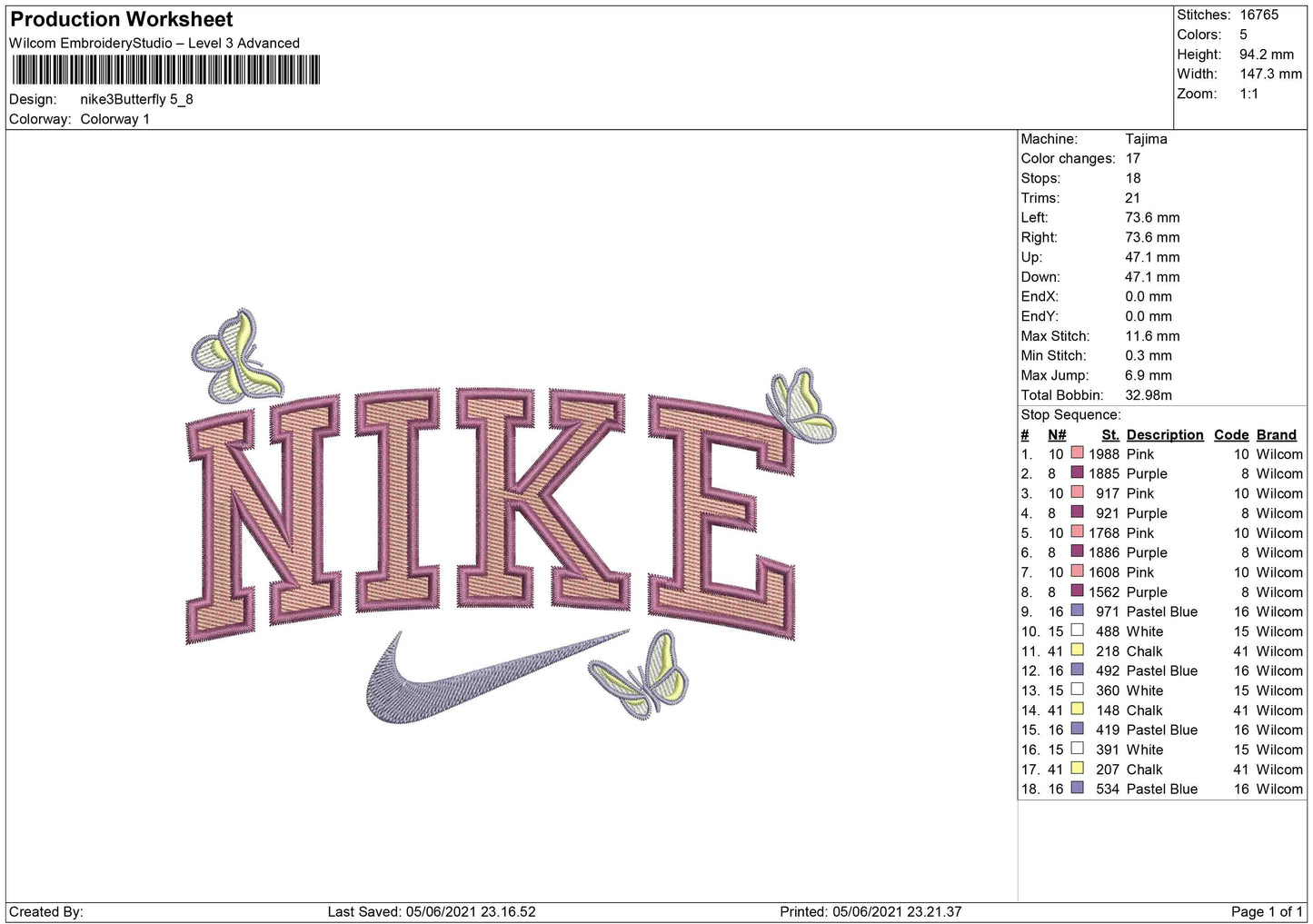 Nike Butterflies