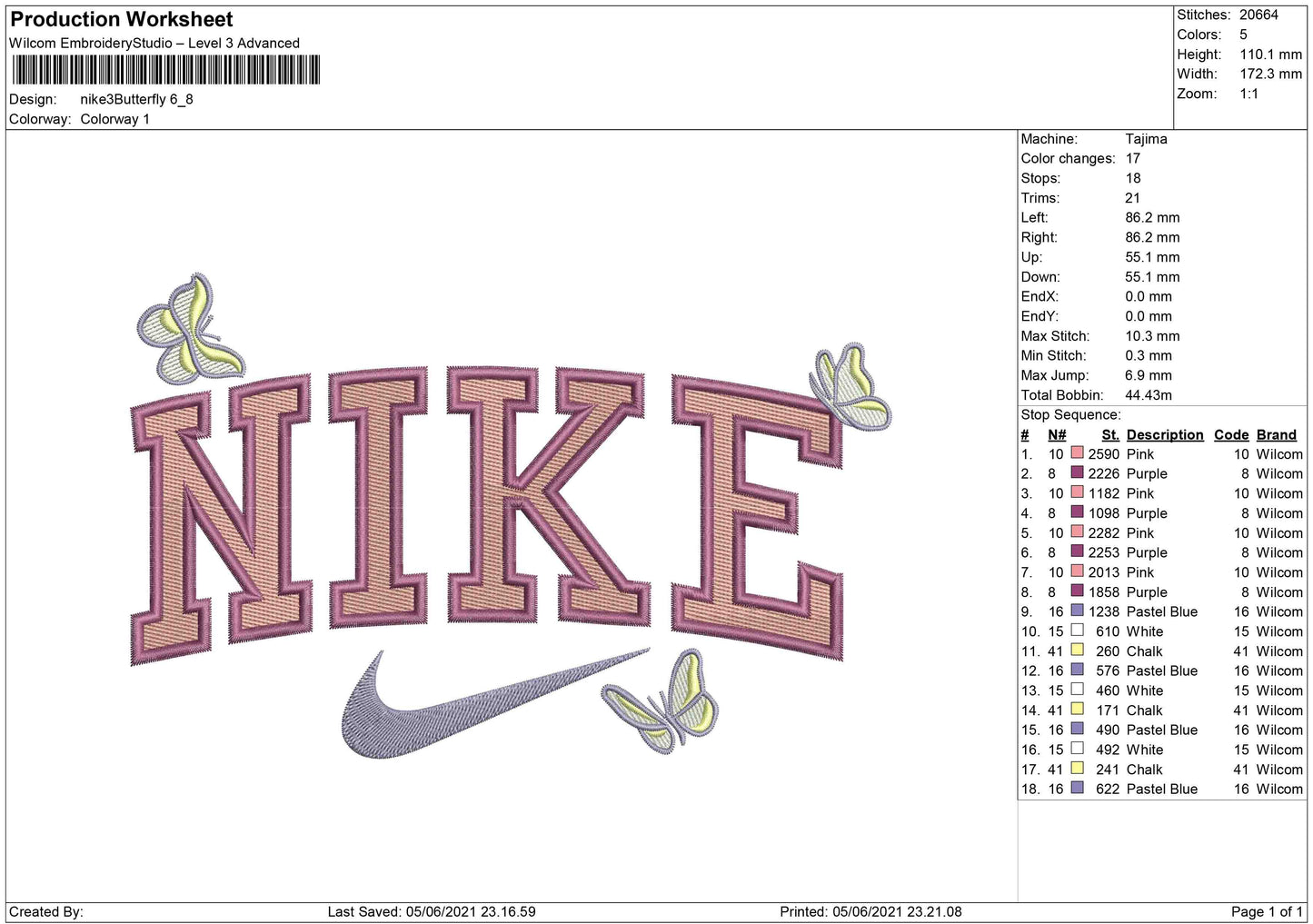 Nike Butterflies