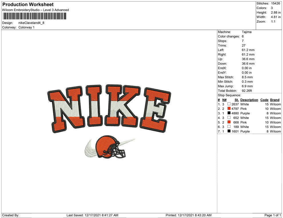Nike Cleveland helmet