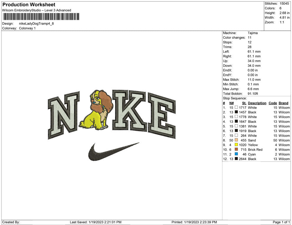 Nike Lady Dog tramp