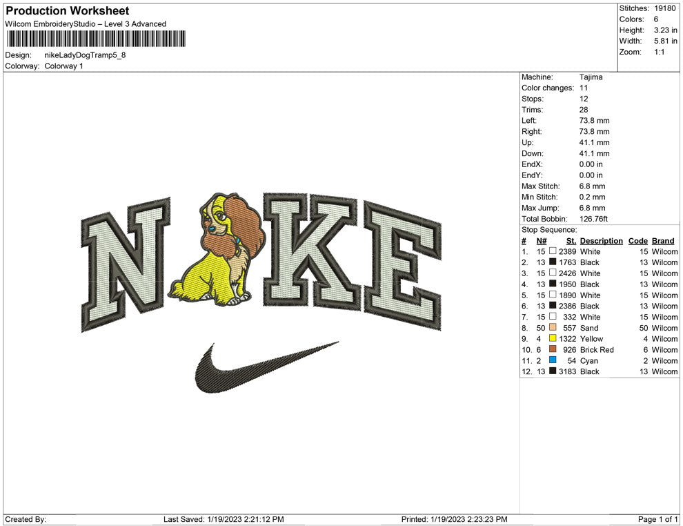 Nike Lady Dog tramp