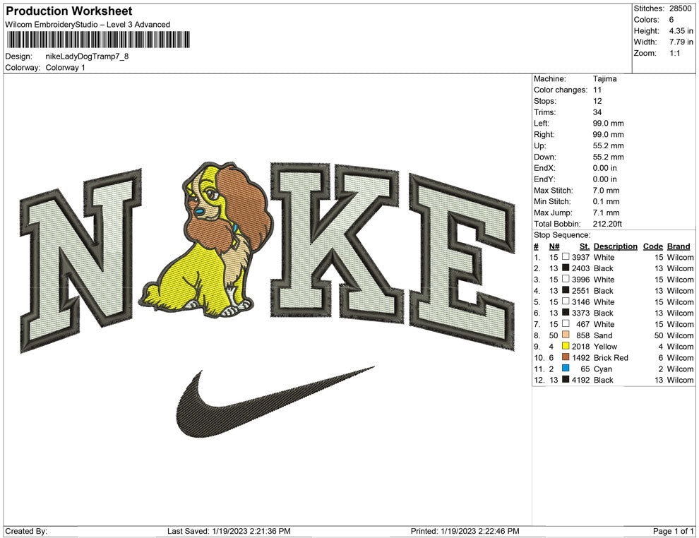 Nike Lady Dog tramp