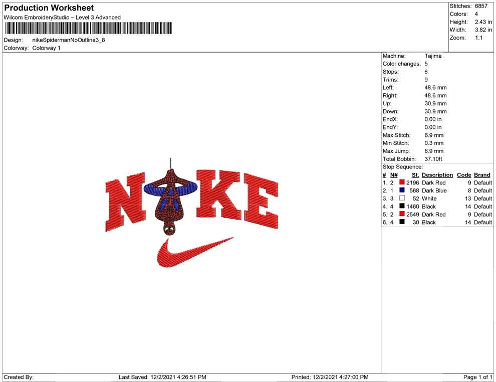 Nike Spiderman No outline