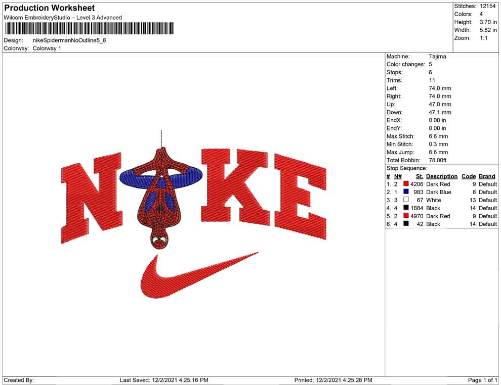 Nike Spiderman No outline