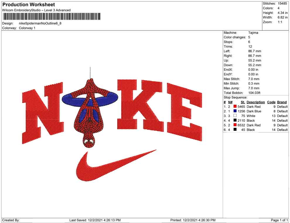Nike Spiderman No outline