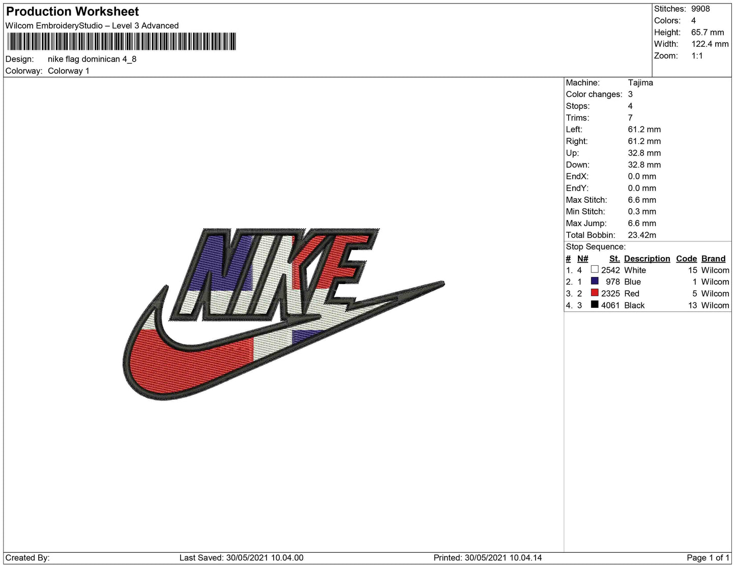 Nike Flag Dominican